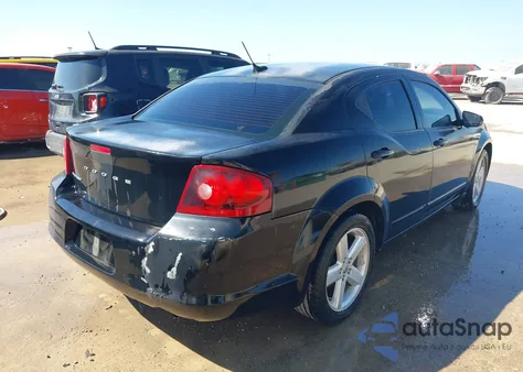 2013 Dodge Avenger Se из США, поврежденный, VIN 1C3CDZAB1DN713086